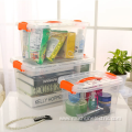 Home clear pp large tote plastic storage box